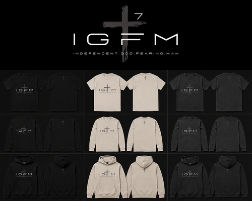 IGFM Core Hoodie - Worn Look - Independent God Fearing Man